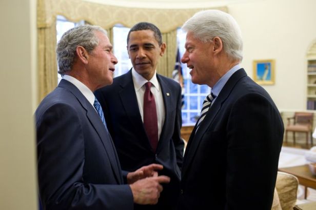 Obama Bush Clinton